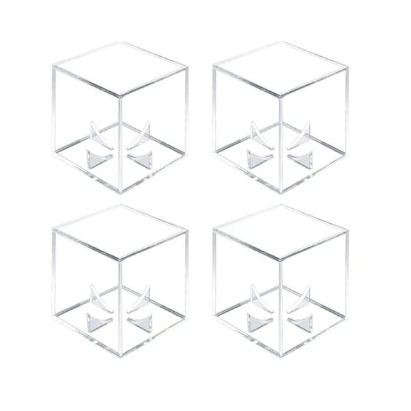 UV Baseball Cube 4x Acrylic Protected Display Case Clear Showcase Storage