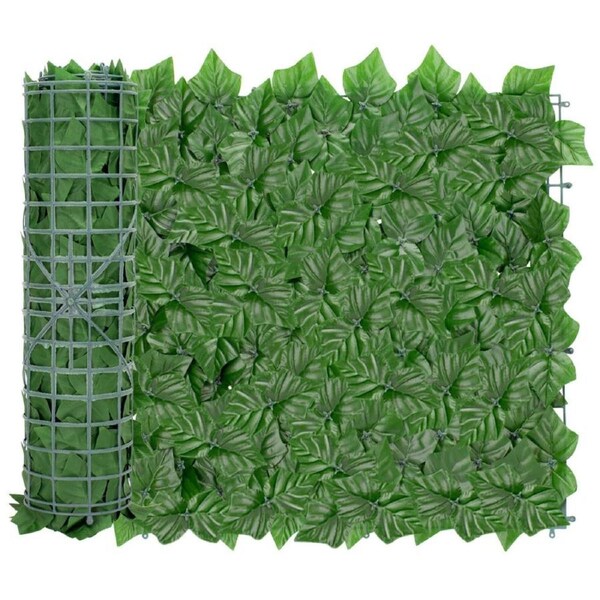 Artificial Ivy Leaf Dense Hedge Roll Privacy Garden Fence Decor 6mx1m