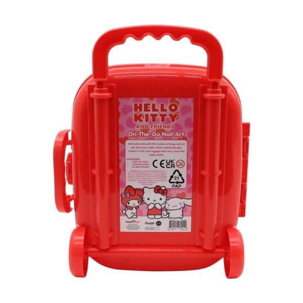 Hello Kitty & Friends Craft On the Go Nail Art Set w/ Nails, Stickers Gems