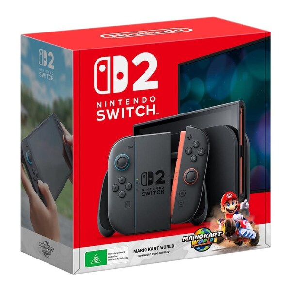 Nintendo Switch 2 Console with Mario Kart World Bundle with Bonus Offer
