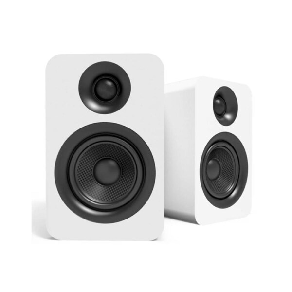 Kanto YU 5.25" Speakers with 1" Silk Dome Tweeter - White, Pair