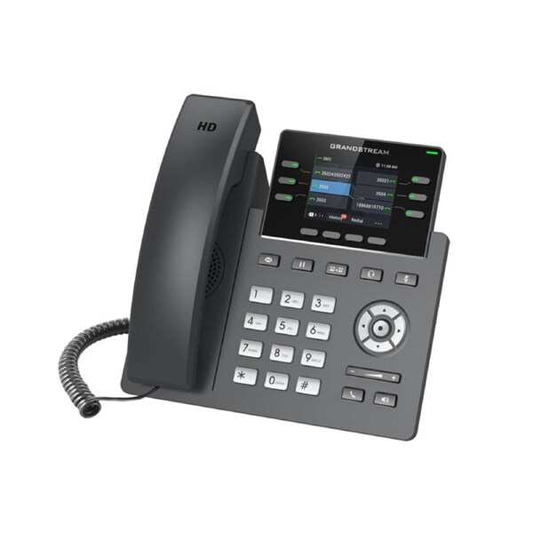 Grandstream GRP2613W 6 Lines, 6 SIP Accounts, PoE + GigE, WiFi