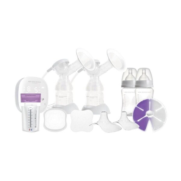 New Beginnings Breastfeeding Essentials Electric Breast Pump Pads Storage Bags