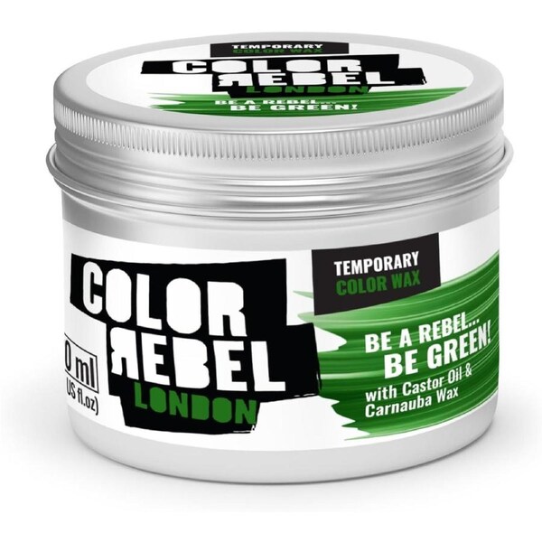 Color Rebel London Hair Colour Wax – Green 120&nbsp;mL