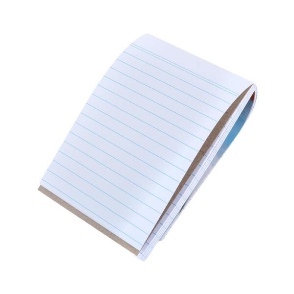 Deal365 8 Pack Pad Ruled 98mm x 147mm Wide Ruled Notepads, Double-Sided Writing Pads with 20 Sheets per Notepad