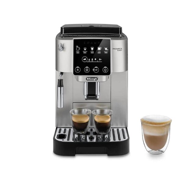 DeLonghi Magnifica Start Fully Automatic Coffee Machine Silver Black ECAM22031SB