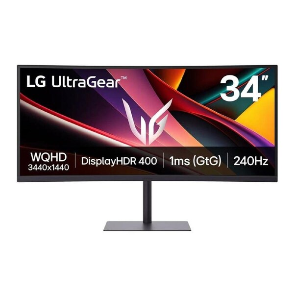 LG UltraGear 34G630A-B 34" WQHD 1ms 240Hz USB-C Gaming Monitor