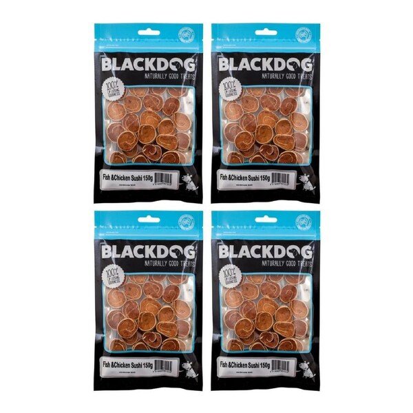 Blackdog Fish & Chicken Sushi 150g x 4pk