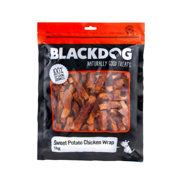 Blackdog Sweet Potato & Chick Wrap 1kg