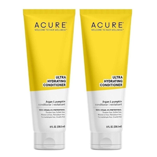 2 x ACURE&nbsp;236ml Ultra Hydrating Argan Conditioner - Paraben Free