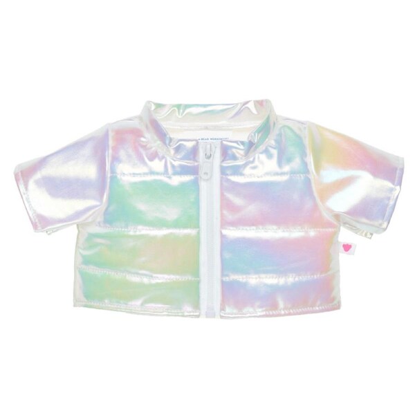 Pearlescent Puffer Coat