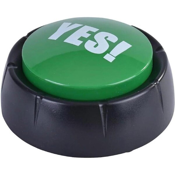 Yes Button Buzzer 9x9x4cm