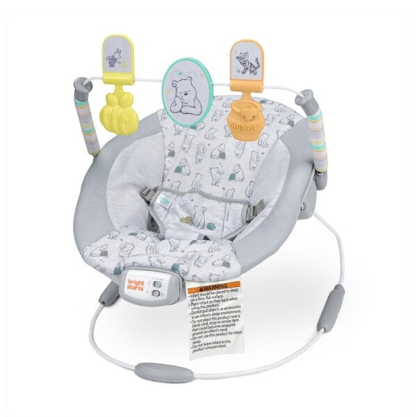 Bright Starts Disney Winnie the Pooh Classic Pals Baby Vibrating Bouncer 0m+