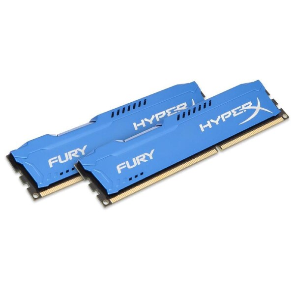 Kingston HyperX Fury 8GB (2x4GB) DDR3-1600 Memory - Blue [HX318C10FK2/8]