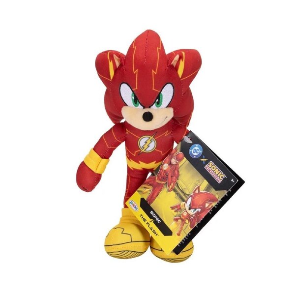 Sonic the Hedgehog X DC Sonic as The Flash 9 inch Plush