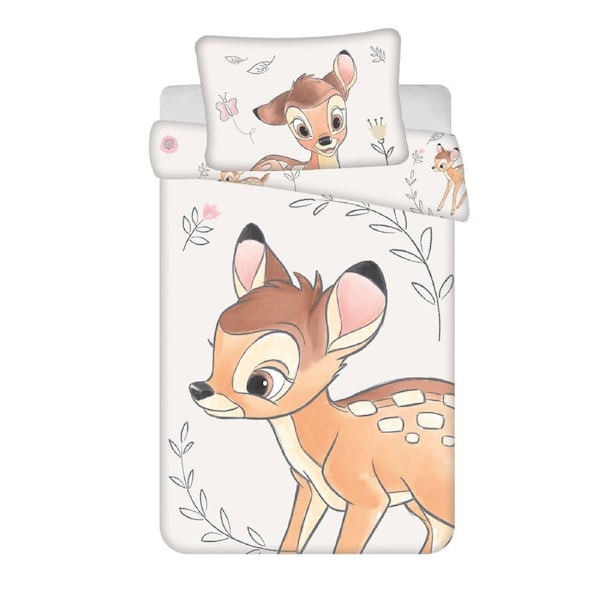 Disney Bambi Cotton Quilt Cover Set - Toddler Bed Size