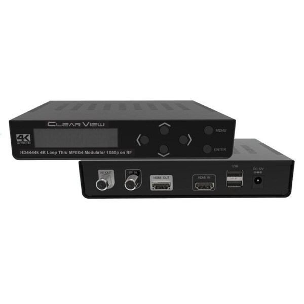 ClearView HD4444k Single HD MPEG4 DVBT Modulator HDMI 2K/4K Loop Thru