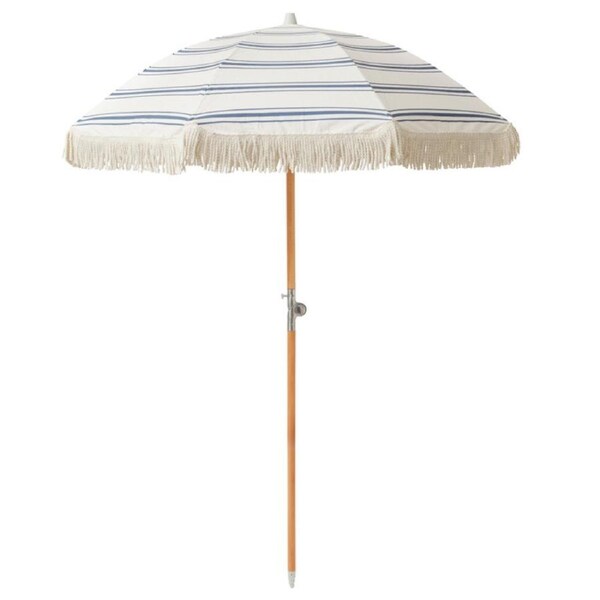 Sunnylife The Resort Luxe Beach Umbrella - Coastal Blue