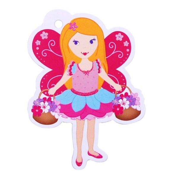 Flower Garden Fairy Gift Tag