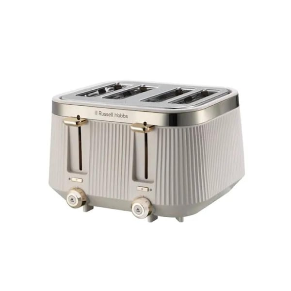 Russell Hobbs Bronte 4 Slice Toaster - Stone RHT2677STN