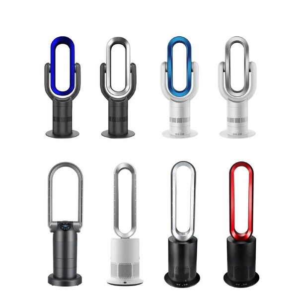 ANGELO Bladeless Fan Cooler Heater Remote Control Airflow Osciallation Air Purification 9hr Timer 2IN1/3IN1 Home B