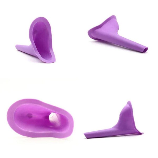 Soft Silicone Female Urinal for Outdoor Use