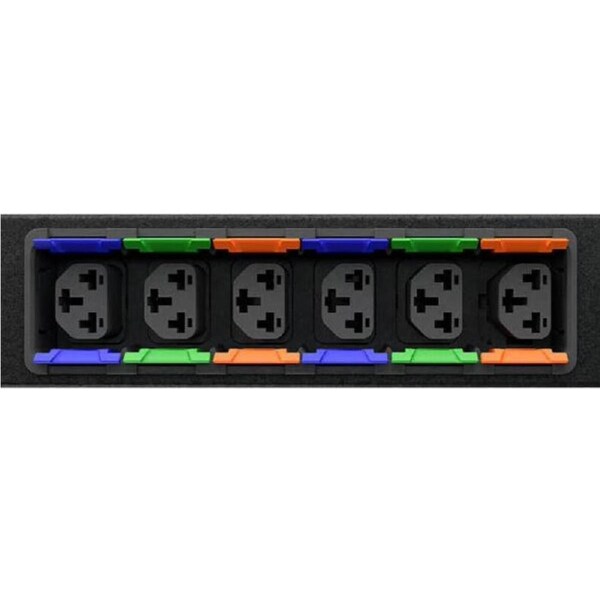 Vertiv Geist F0144849 Basic 1U PDU 16A 230V 1U 12x Locking IEC C13/C19 Combination outlets 3m C20 cable