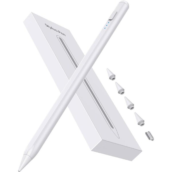 ipad pencil for iPad 2018-2025, 15Mins Fast Charge for Apple Pencil, Palm Rejection, Compatible with iPad A16/10/9/8/7/6, iPad Pro 12.9"/11"/13" M4,