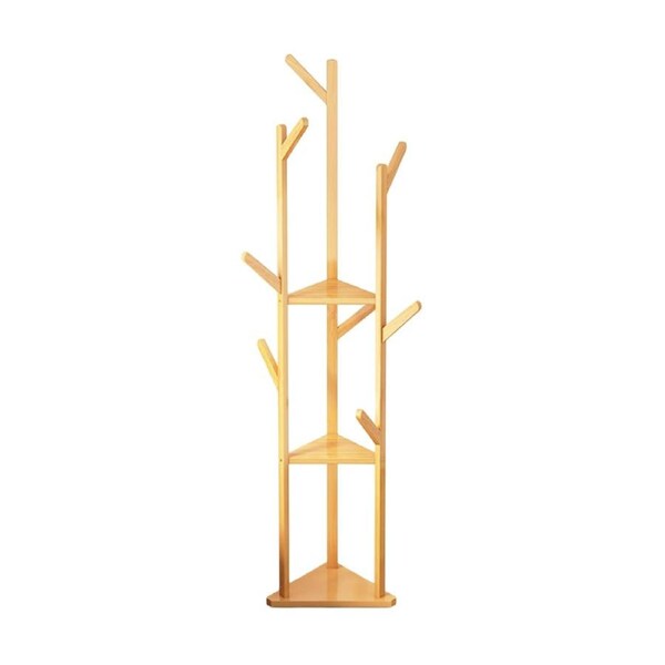 Multi-Functional Floor-Standing Coat Rack With Hooks Space Saving Durable