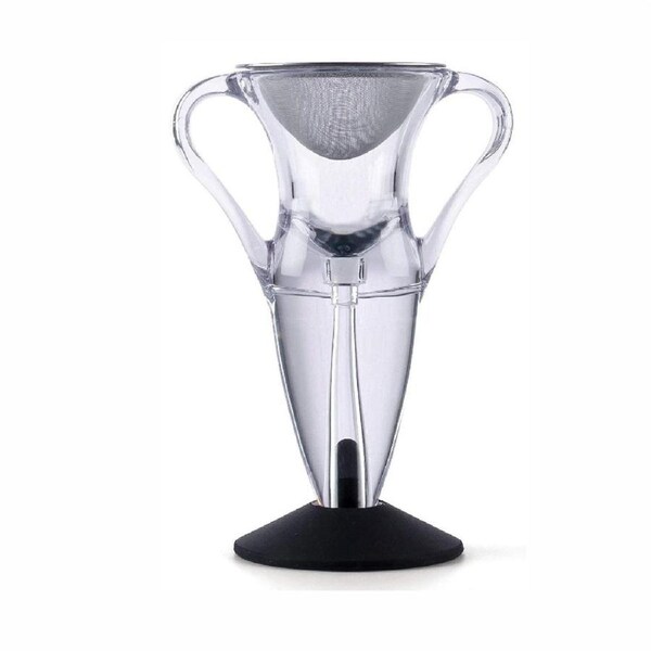 Wine Rapid Aerator Decanter Clear Glass Easy Use For Home Party Bar Wine Tasting