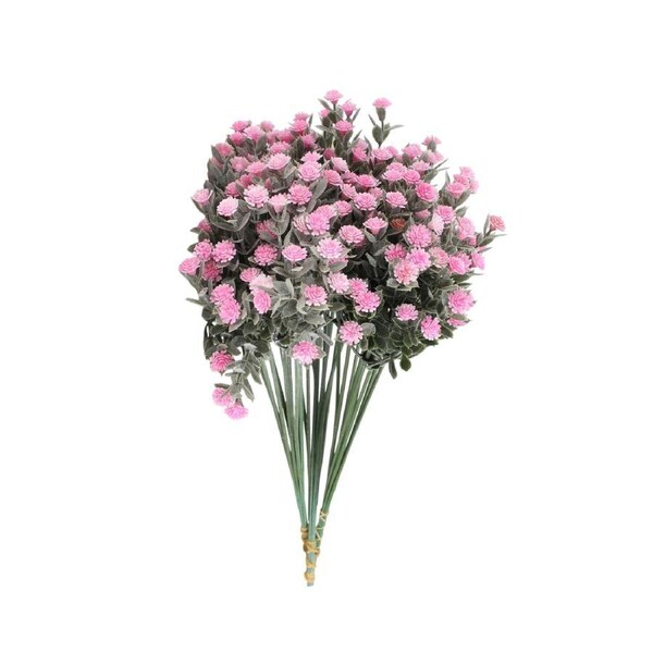 30 PCS Artificial Breath Flowers Pink Realistic Looking Low Maintenance
