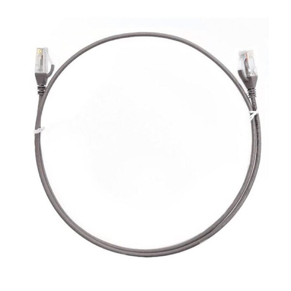 8ware CAT6 Ultra Thin Slim RJ45 Ethernet Network Cable LAN Cord 26AWG 10m Grey