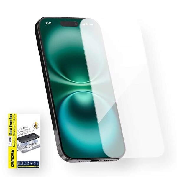 Gamory Screen Protector for iPhone 16 Plus Tempered Glass HD Clear