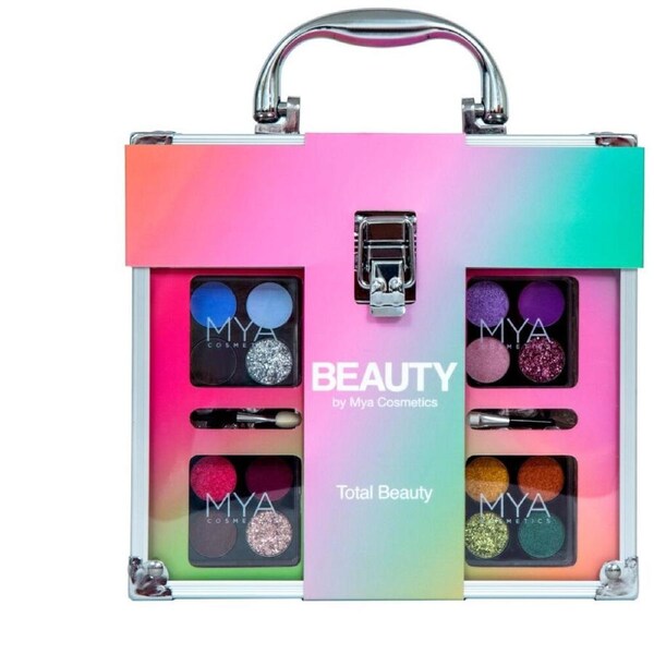 MYA Transparent Makeup Case Travel Storage Kit Kids/Children Multicolour 8y+