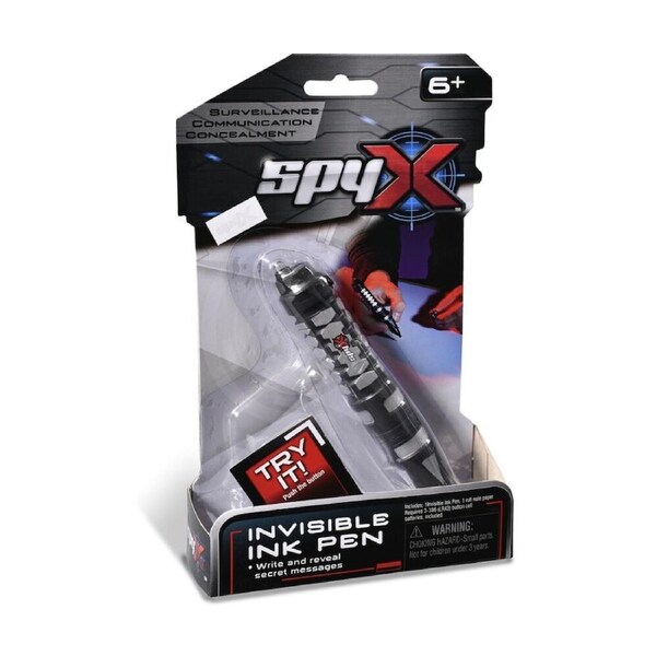 SpyX Invisible Ink Pen Light Revealer Kids/Children Black 6y+
