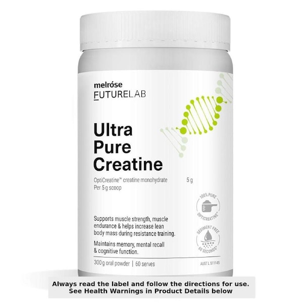 Melrose FutureLab Ultra Pure Creatine Monohydrate Powder 300g