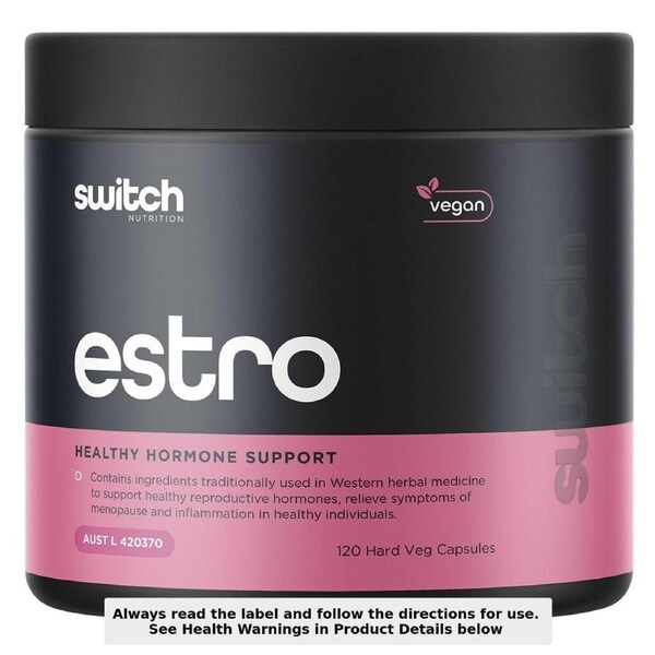 Switch Nutrition Estro Healthy Hormone Support 120 Capsules