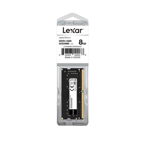Lexar SODIMM 8GB DDR4 RAM, 3200 MHz, 260-Pin DDR4 SODIMM Laptop Ram, High-Performance SO-DIMM, PC Laptop Computer Memory