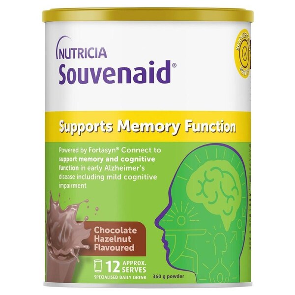 Souvenaid Memory Support Drink Choc Hazelnut 360g Powder