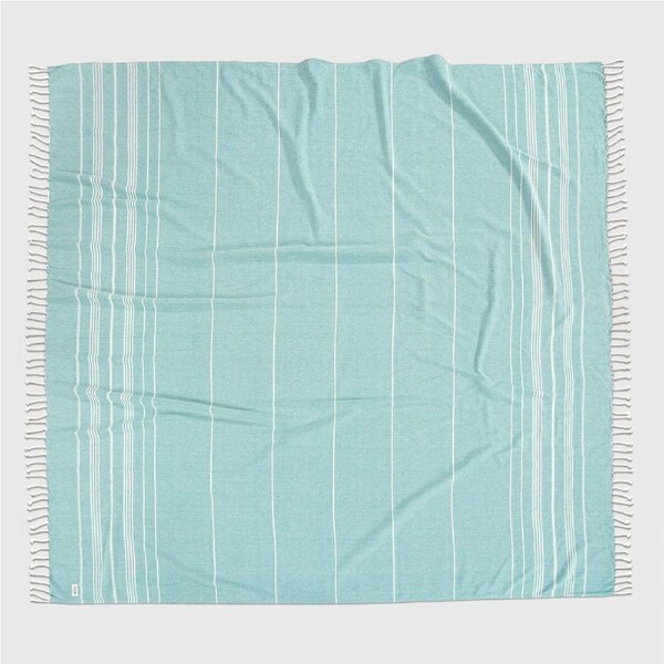 Turkish Towel Beach Blanket - Aqua