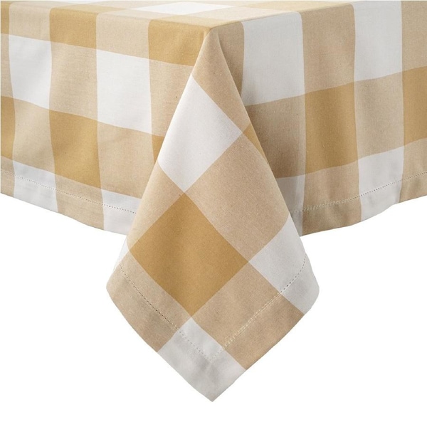 Tablecloth 4 Seat 150x150cm - Beige Check