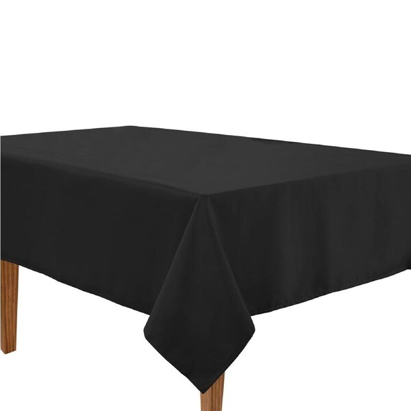 Solid Tablecloth 10 seat 152x304cm - Black