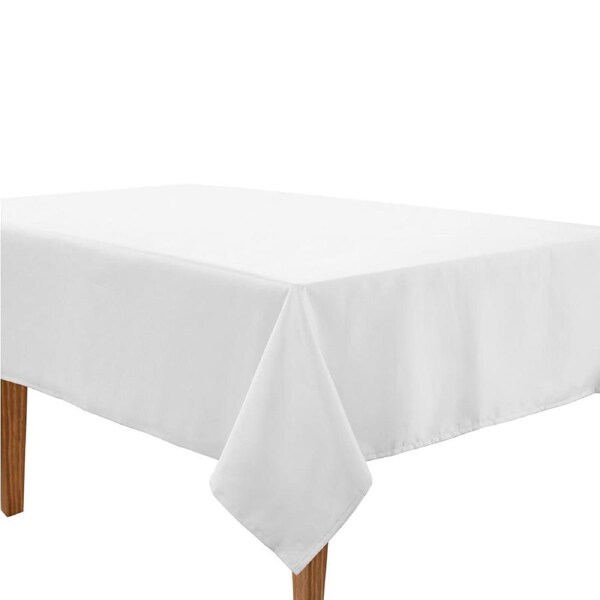 Solid Tablecloth 6 seat 152x213cm - White