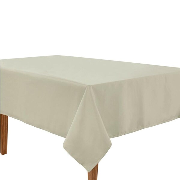 Solid Tablecloth 6 seat 152x213cm - Pumice Stone