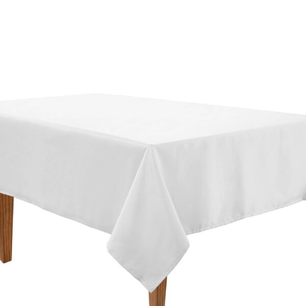 Solid Tablecloth 8 seat 152x259cm - White