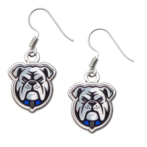 NRL Logo Metal Earrings - Canterbury Bulldogs - Surgical Steel - Drop Earrings