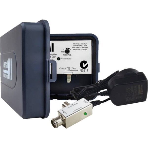 AERIAL INDUSTRIES 34Db Vhf/Uhf Masthead Amp Single Input