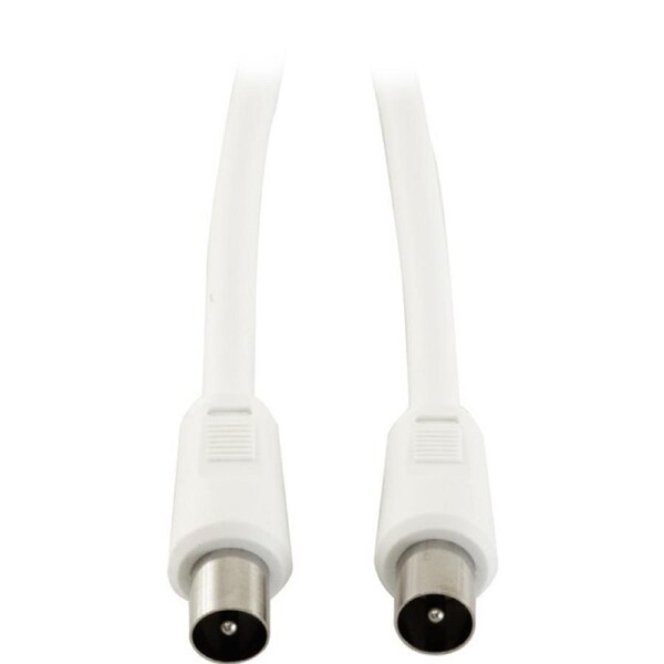 PRO2 2M Rg59Quad Pal Flylead Pal Plug To Pal Plug White