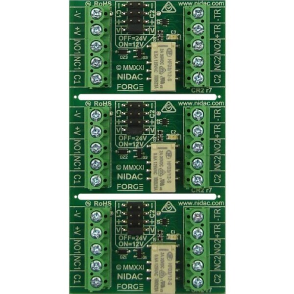 FORGE Control Relay Dpdt 3Pk