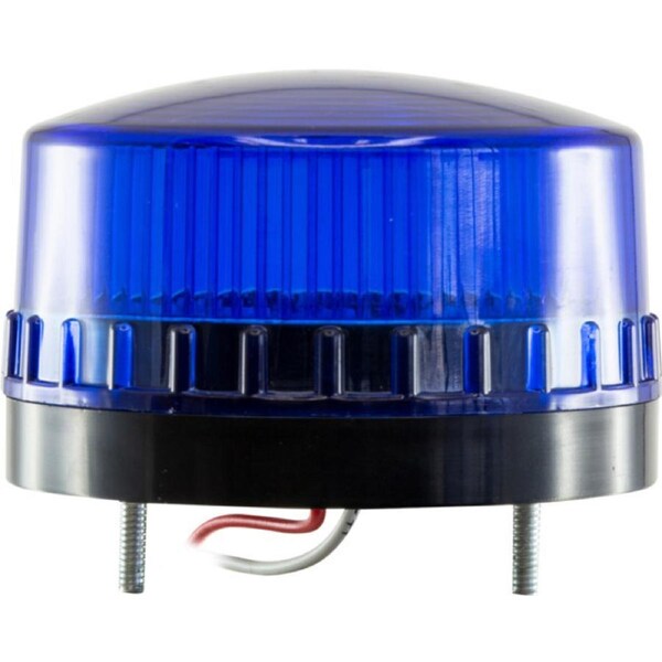 12V Dc Blue Led Strobe Light Built-In Reverse Siren